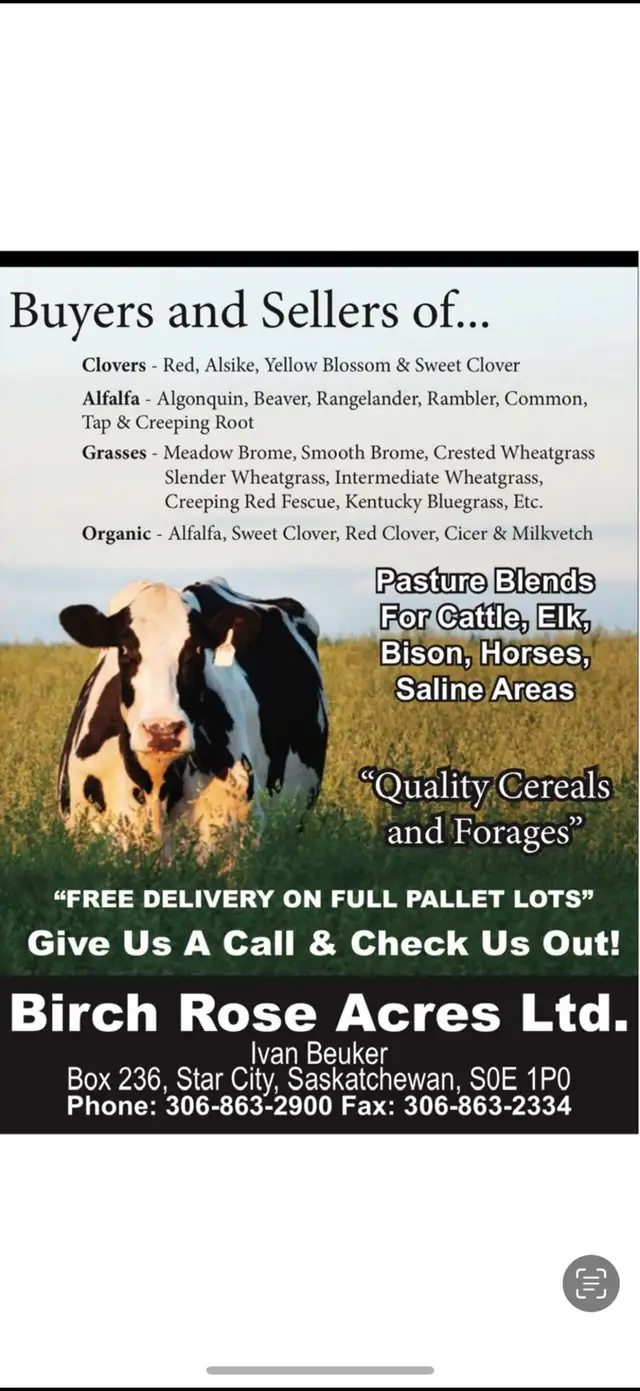 Alfalfa, clovers, Forage seed