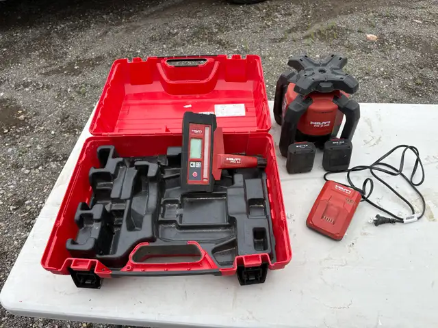 Hilti Rotary Laser and Assorted Contractor Tools