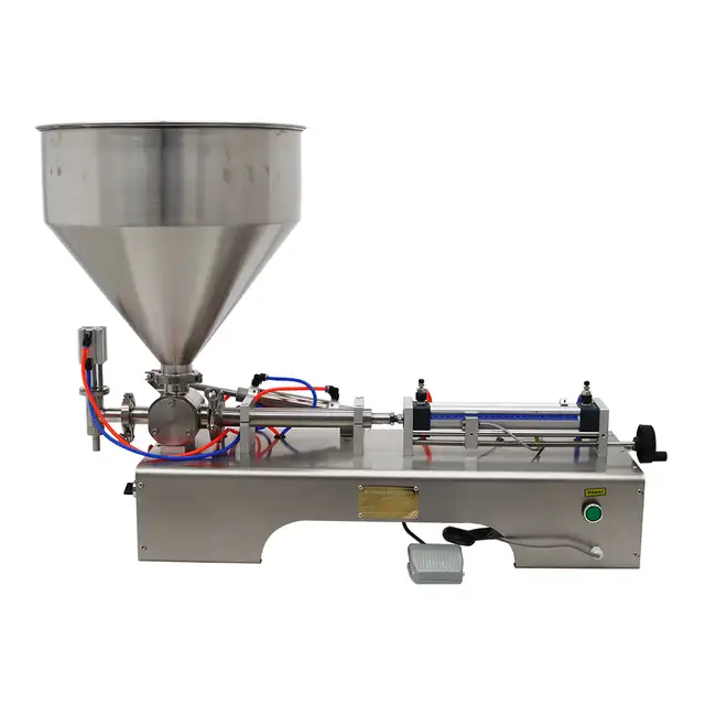 10-100ml Pneumatic Dual-Use Paste Liquid Filling Machine160418