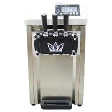 3 Flavors Stainless Steel Commercial Soft Ice Cream Maker 210166