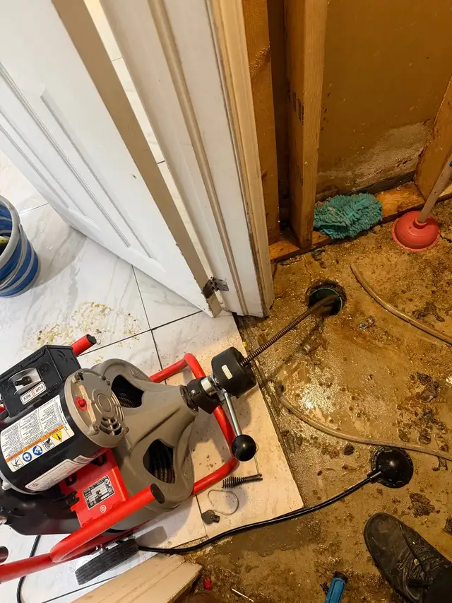 Unclogging Drain & Camera Inspection