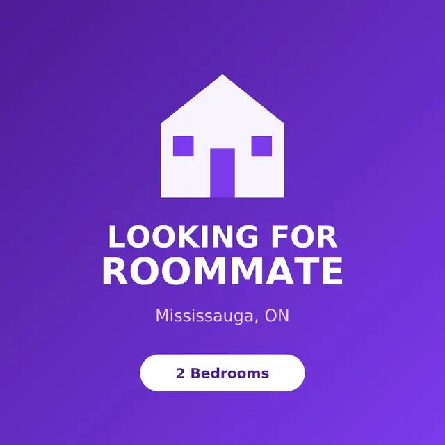 looking for roommate - mississauga