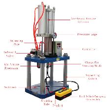 5000kg Pressure Desktop Pneumatic Punching Press Machine 230293 - Photo 10