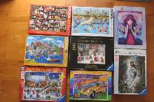 Casse-têtes 1000 pièces à vendre , manque morceaux voir photos. - Photo 2