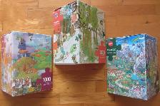 Casse-têtes 1000 pièces à vendre , manque morceaux voir photos. - Photo 6