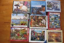 Casse-têtes 1000 pièces à vendre , manque morceaux voir photos. - Photo 7