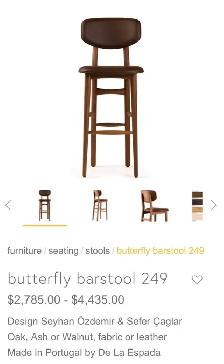 4 Autoban Butterfly Stools 249 - Photo 4