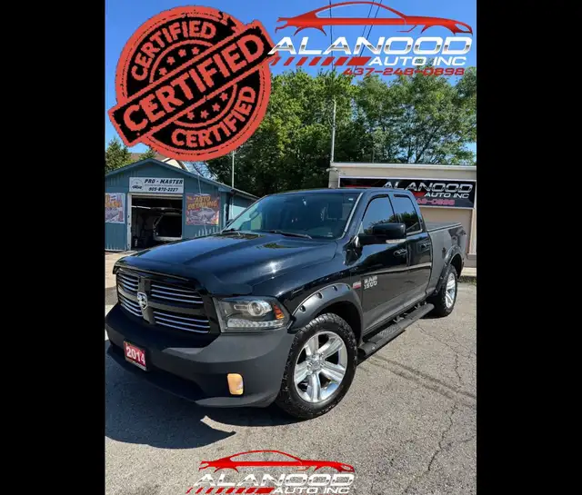 2014 Ram 1500 Sport 4x4 Quad Cab 140 in. WB (CERTIFIED)