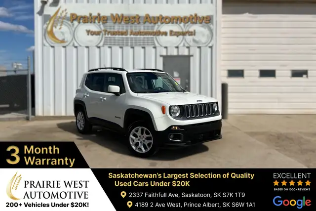 2016 Jeep Renegade Latitude AWD Command Start | Heated Seats