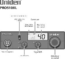 Radio CB Uniden PRO 510XL 40 Canaux - Photo 4