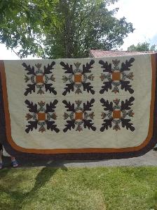 Fall colours quilt 75 x 90 - Photo 2