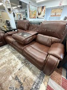 New Comfort Leather Power Recliner Sofa And Loveseat Grand Offer - Photo 3