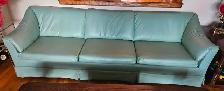 Divan et causeuse en cuir