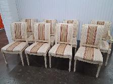 Set of 8 Vintage Dining Chairs - Photo 2