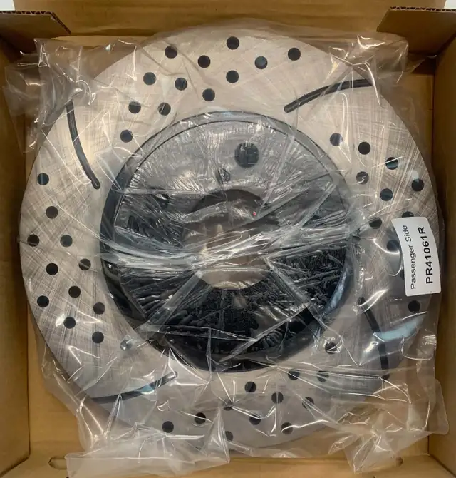 DRILLED&SLOTTED BRAKE ROTORS PR41061LR