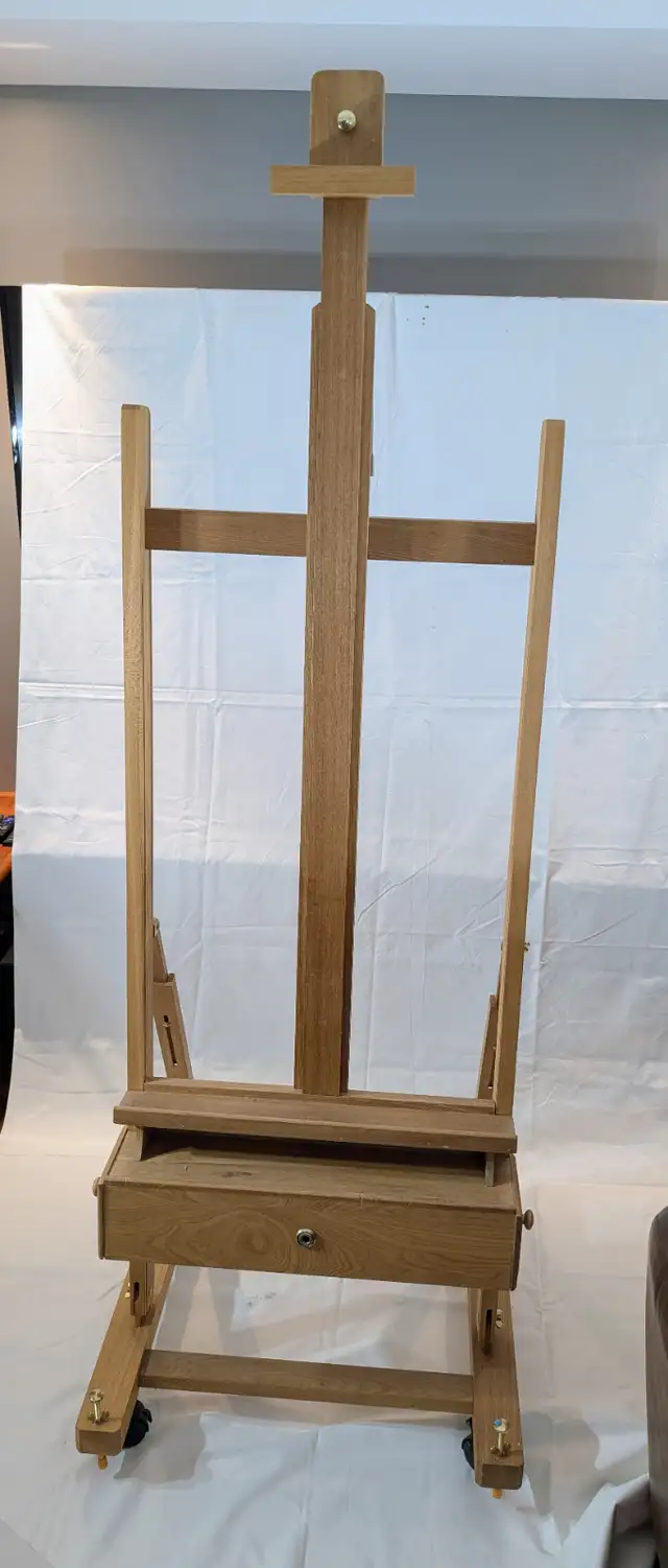 Artist Easel - Heavy Duty Wood up to 79' Canvas