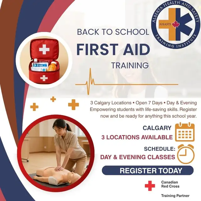 ✏️ Back to School First Aid | 3 Calgary Campuses!