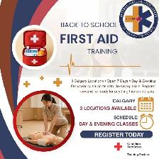 ✏️ Back to School First Aid | 3 Calgary Campuses!