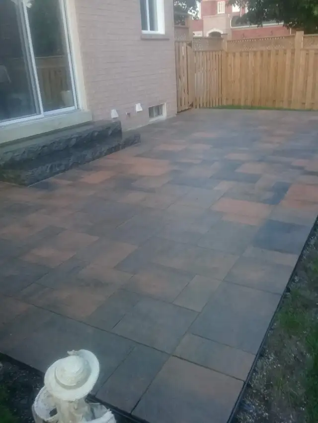 Power wash & Seal Stamped Concrete & Interlock