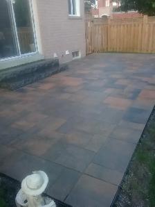 Power wash & Seal Stamped Concrete & Interlock