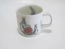 Wedgwood Peter Rabbit Mug 3in 'Once upon a time' Beatrix Potter