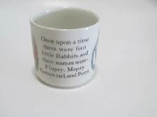 Wedgwood Peter Rabbit Mug 3in 'Once upon a time' Beatrix Potter - Photo 2