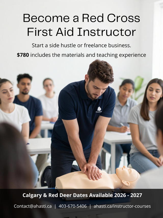 Become a Certified Red Cross First Aid Instructor! Sept and Oct