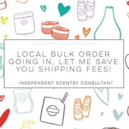 Scentsy local bulk order going in August 17th & 20th!