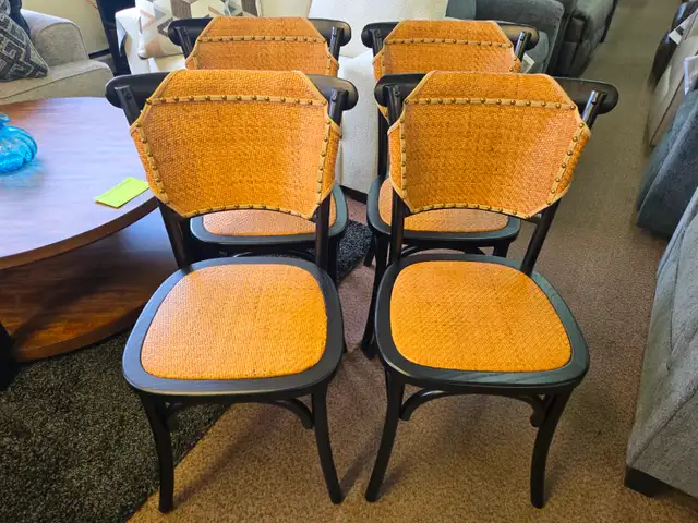 New Set of 4 Moes Colmar Dining Chairs Reg. $1599