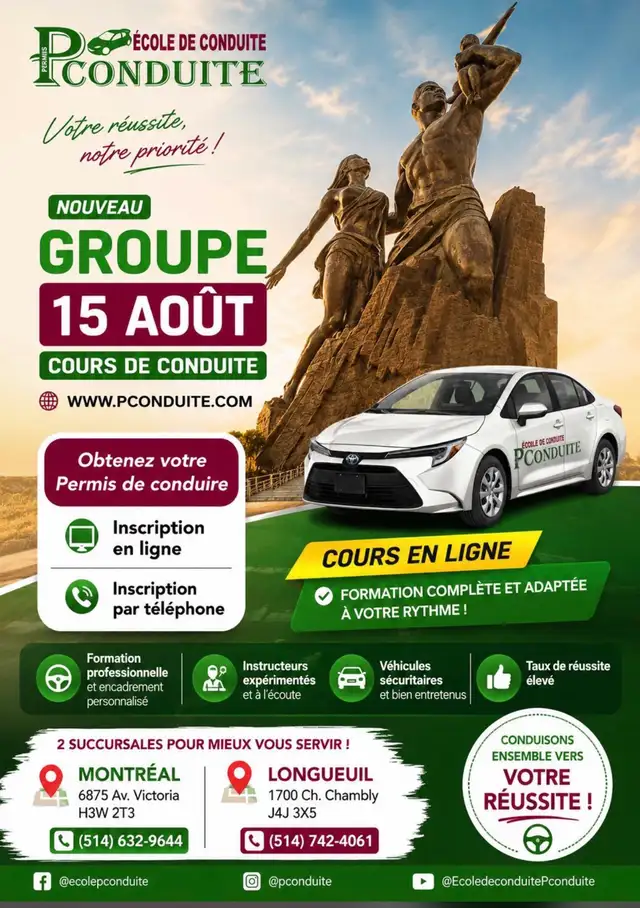 COURS DE CONDUITE