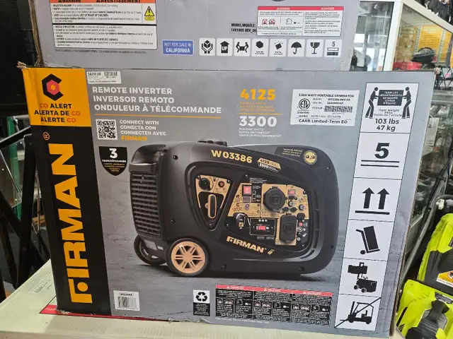 FIRMAN W03386 GENERATOR NEW