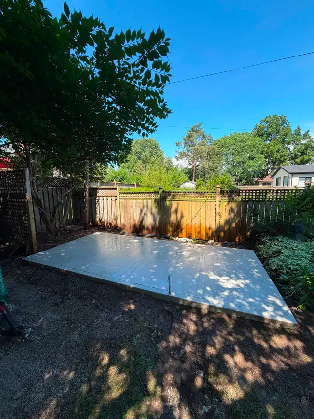 Local Concrete Contractor for Shed Pads