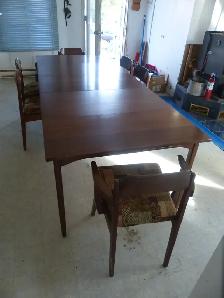 Table à manger et six chaises à vendre - Photo 9
