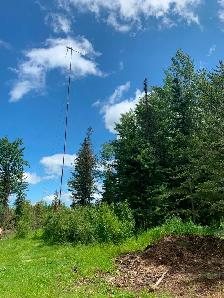 Turbine with 70’ tower