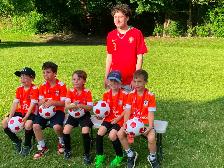 Boys and girls soccer for under 7 and under 8 select teams