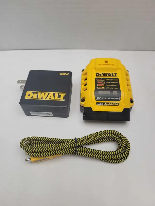 Dewalt DCB094 65w USB-C 20v battery charger