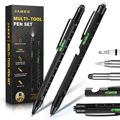 Multitool Pen Set, 9-in-1 Gadget Gift for Men – Great Price