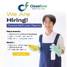 Commercial Kitchen Cleaner - Will Train