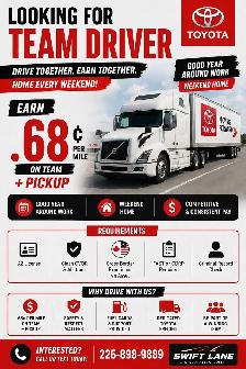 Team driver needed