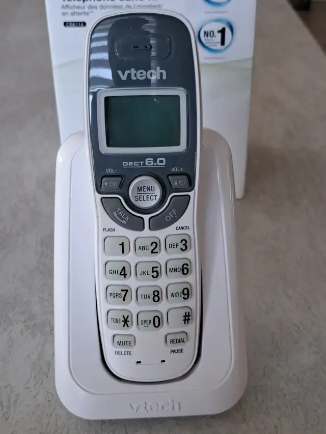 TÉLÉPHONE SANS FILS VITECH BLANC. BV