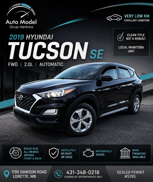 2019 Hyundai Tucson SE FWD /61 KM - ONLY/EXCELLENT CONDITION/