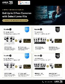 LOREX IP CAMERA DEALS LIMITED TIME BUNDLE SAVINGS