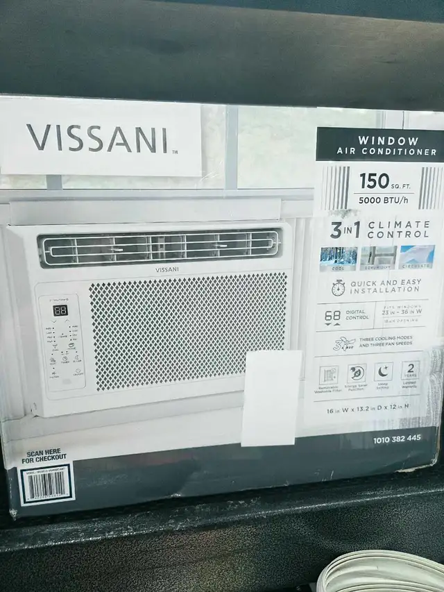 Climatiseur de fenêtre Vissani 5000 BTU