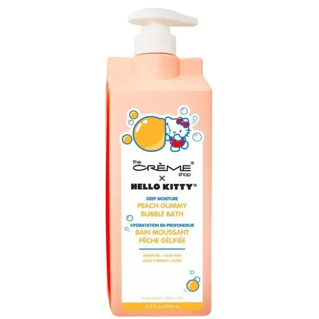 The Crème Shop Hello Kitty Sweet N' Juicy Bubble Bath Peach Gumm
