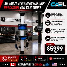 .New CAEL 4 post Scissor Car Hoist Car Lift & 3D Wheel Alignment