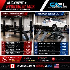 .New CAEL 4 post Scissor Car Hoist Car Lift & 3D Wheel Alignment - Photo 2