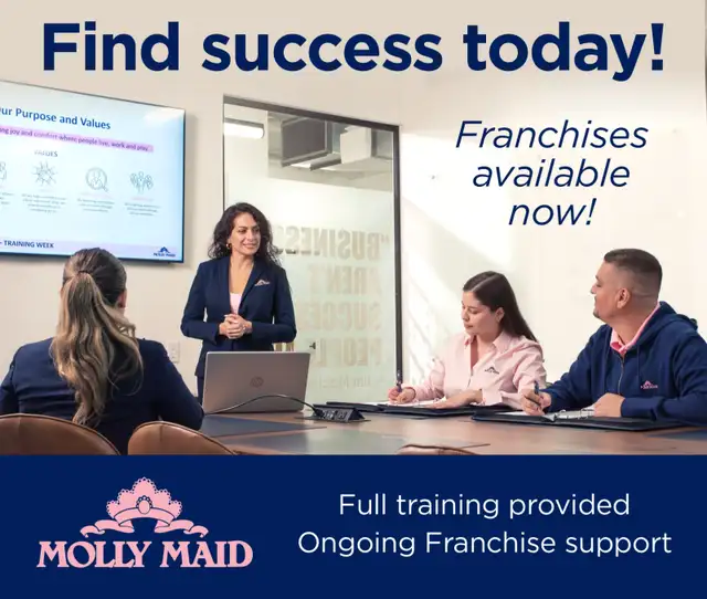Start Your Own MOLLY MAID Franchise in Stratford!