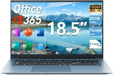 Meliuna 18.5' inch Laptop! 32GB RAM, 1TB SSD, Quad Core, Win 11