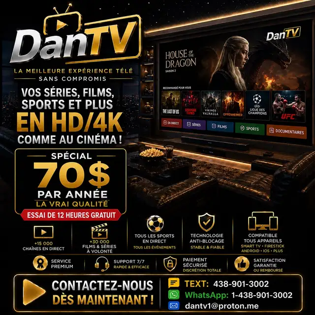 XTREAM FIRESTICK, SmartTV, Premium Sélection