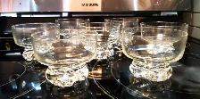 Glass Ice Cream/Dessert Bowls  (X7) - Photo 3